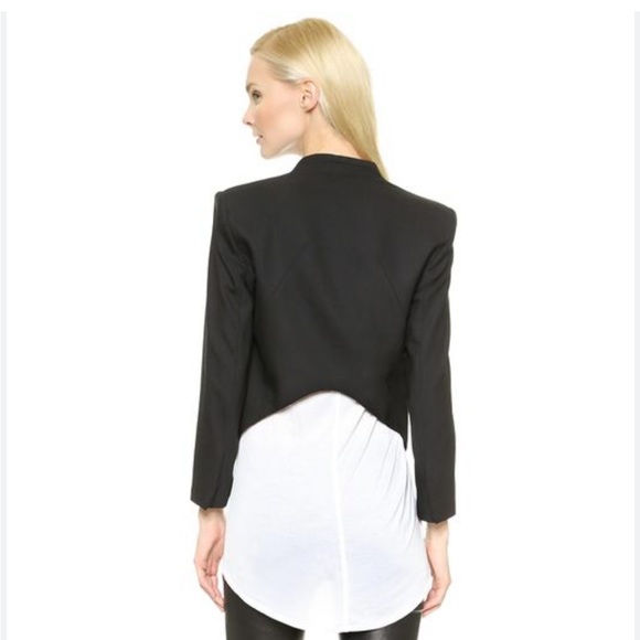 Black Helmut Lang Smoking Tuxedo Blazer - Picture 2 of 14